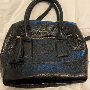 Kate Spade top handle satchel bag pebble leather